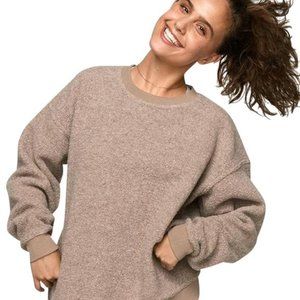 Outdoor Voices Tan Megafleece Crewneck Size Small